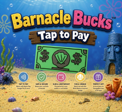 BarnacleBucks Tap to Pay Shell Dollar